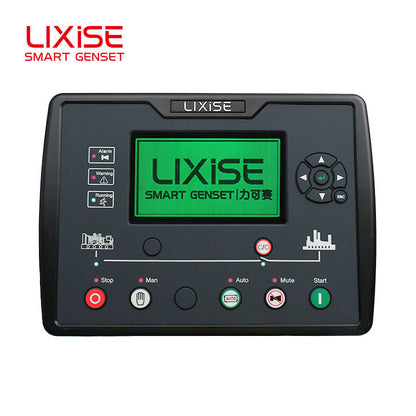 LIXiSE LXC6610N-4G Single Auto Genset Controller | Built-in Hidden 4G Antenna, 4.3" Multi-Language LCD, 18s Black Box Fault Record, Cloud Multi-Unit Management for Rental & Telecom Base Station Generators
