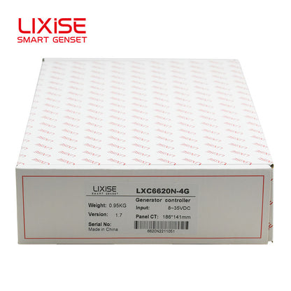 LIXiSE LXC6620N-4G 4G Cloud AMF Genset Controller | Built-in Hidden 4G Antenna, 18s Black Box Fault Playback for Rental & Base Station Generators