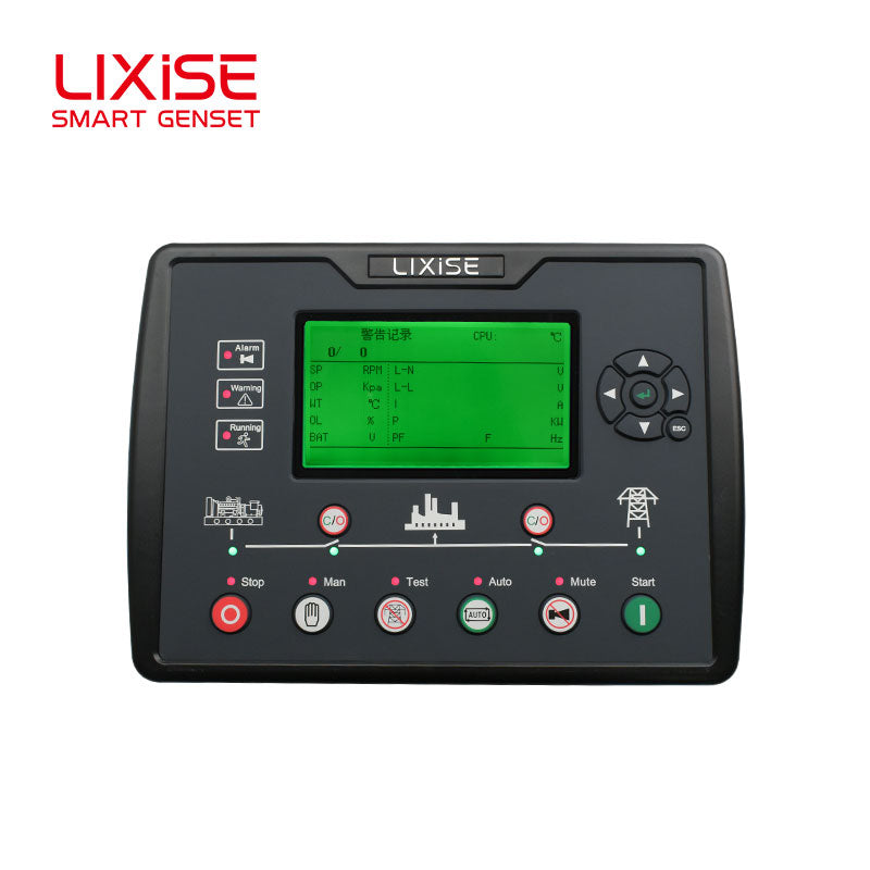 LIXiSE LXC6620N-4G 4G Cloud AMF Genset Controller | Built-in Hidden 4G Antenna, 18s Black Box Fault Playback for Rental & Base Station Generators