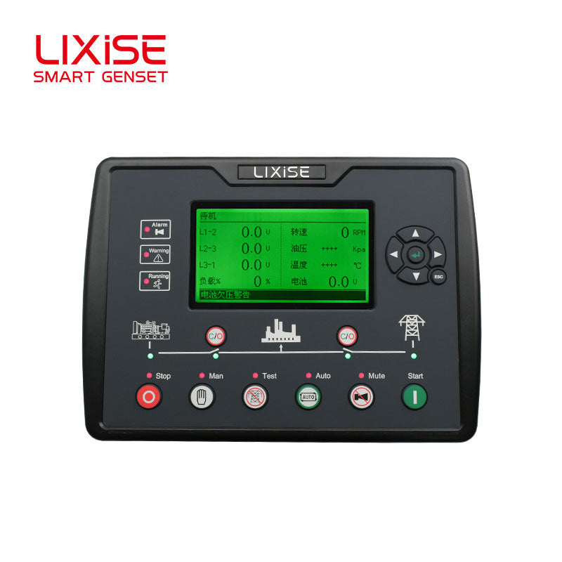 LIXiSE LXC6620N-4G 4G Cloud AMF Genset Controller | Built-in Hidden 4G Antenna, 18s Black Box Fault Playback for Rental & Base Station Generators