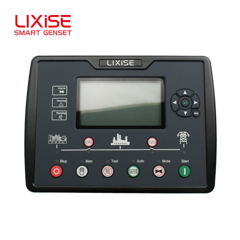 LIXiSE LXC6620N-4G 4G Cloud AMF Genset Controller | Built-in Hidden 4G Antenna, 18s Black Box Fault Playback for Rental & Base Station Generators