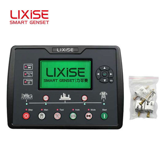 LIXiSE LXC6620N-4G 4G Cloud AMF Genset Controller | Built-in Hidden 4G Antenna, 18s Black Box Fault Playback for Rental & Base Station Generators