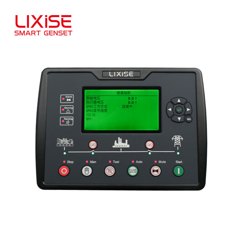 LIXiSE LXC6620N-4G 4G Cloud AMF Genset Controller | Built-in Hidden 4G Antenna, 18s Black Box Fault Playback for Rental & Base Station Generators