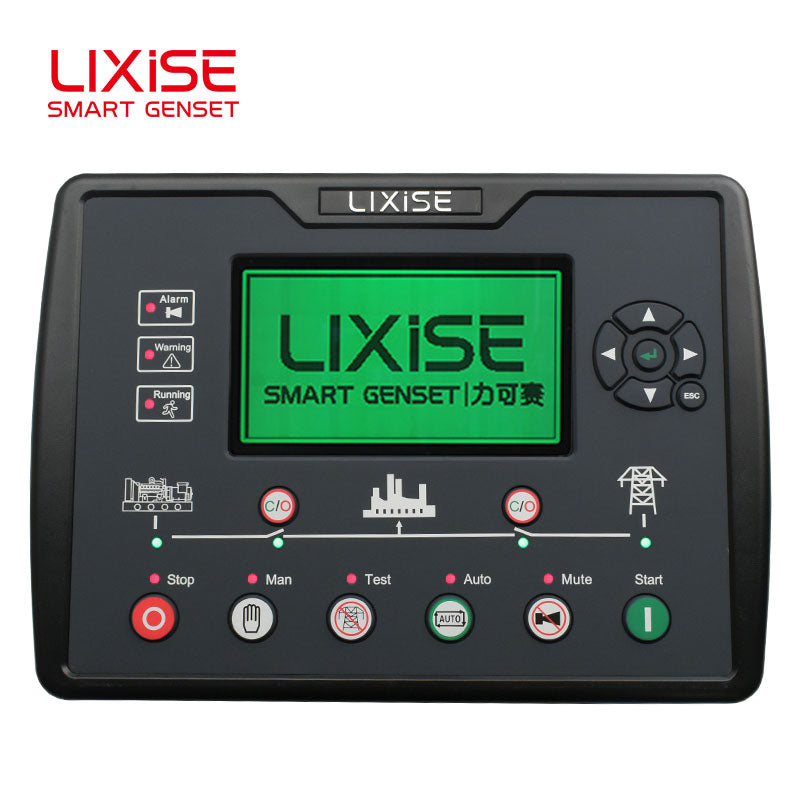 LIXiSE LXC6620N-4G 4G Cloud AMF Genset Controller | Built-in Hidden 4G Antenna, 18s Black Box Fault Playback for Rental & Base Station Generators