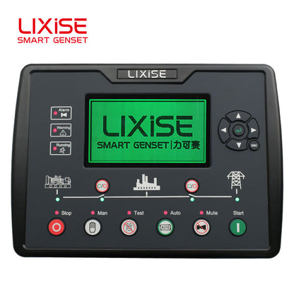 LIXiSE LXC6620N-4G 4G Cloud AMF Genset Controller | Built-in Hidden 4G Antenna, 18s Black Box Fault Playback for Rental & Base Station Generators