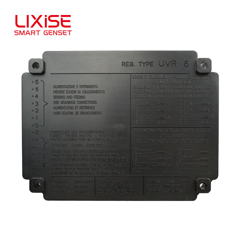 AVR-UVR6E2 Automatic Voltage Regulator Compatible With Mecc Alte UVR6 Generator