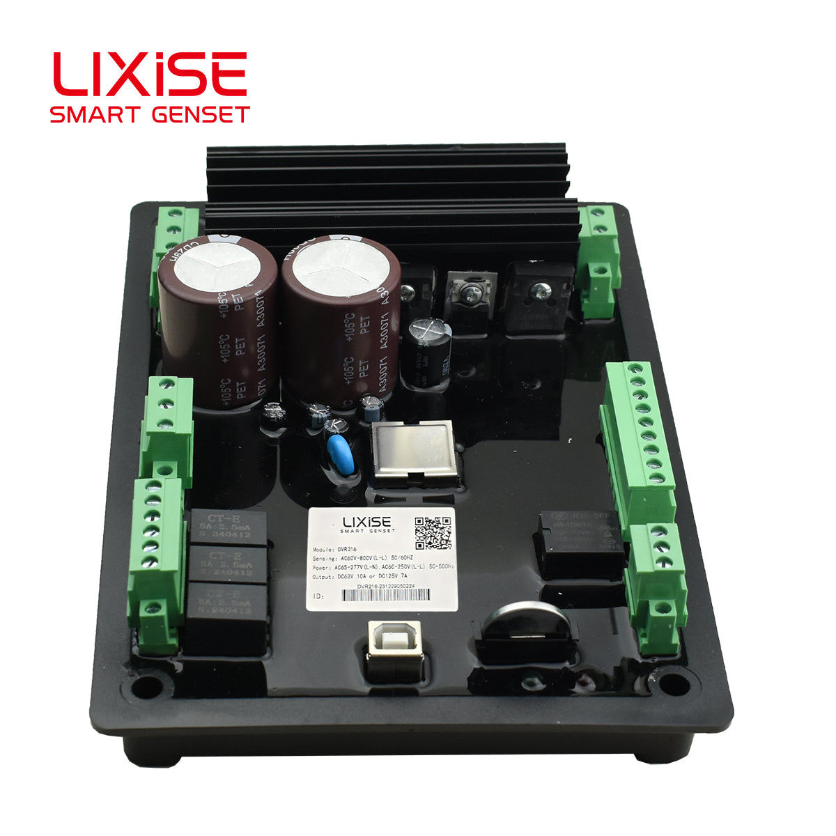 LIXiSE DVR316 Digital Generator AVR | factory & manufacturer With CAN & Bluetooth Communication