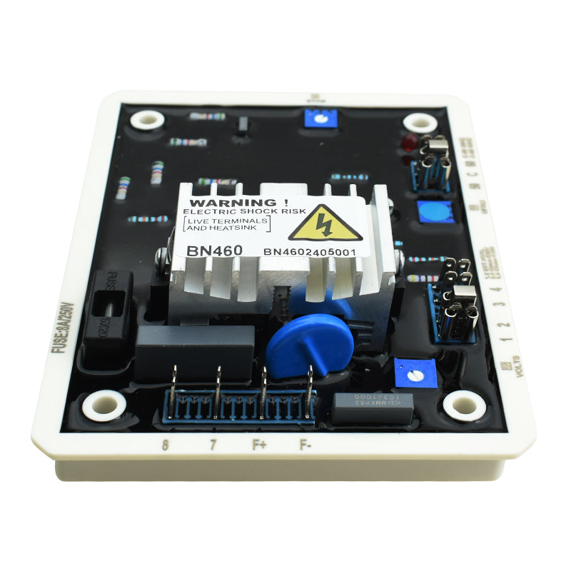 LIXiSE BoNeng BN460 | Reliable Genset Parts Factory,Half-Wave Thyristor AVR Supports Stable Operation Above 200℃,Built-In Military-Grade Chip & Under-Speed Protection.