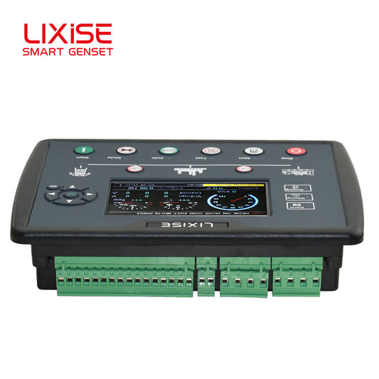 LIXiSE LXC6520 TFT Color Screen Genset Controller | Original Pointer UI, Black Box Record, USB/GPRS Remote Monitor, IoT Cloud & Installment Remote Lock Function