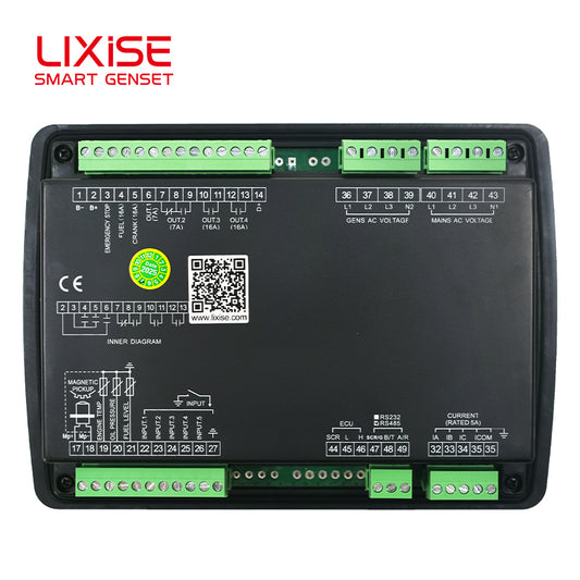LIXiSE LXC6120NC AMF Genset Controller | Automatic Mains Failure Generator Control Panel