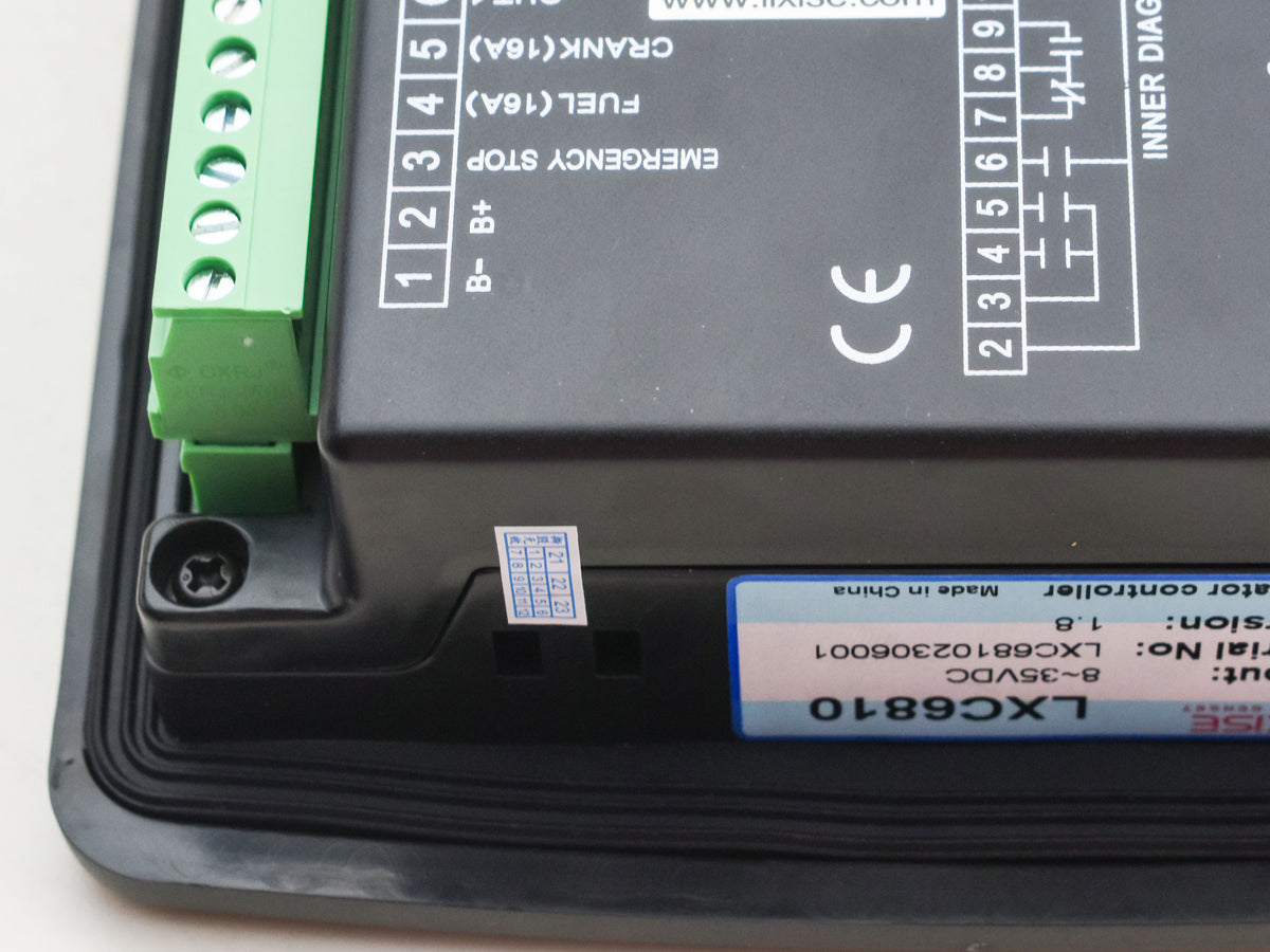 LIXiSE LXC6810 TFT Color Genset Controller -50℃~80℃ Extreme Temp, Built-in 4G Mobile Remote Control, Multi-Language & Cloud Asset Management For Generators, Fire Pumps & Air Compressors