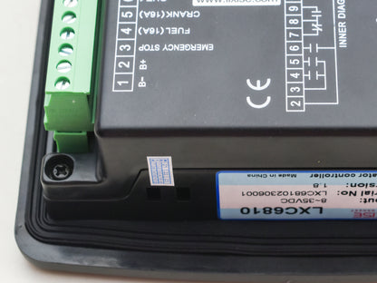 LIXiSE LXC6810 TFT Color Genset Controller -50℃~80℃ Extreme Temp, Built-in 4G Mobile Remote Control, Multi-Language & Cloud Asset Management For Generators, Fire Pumps & Air Compressors