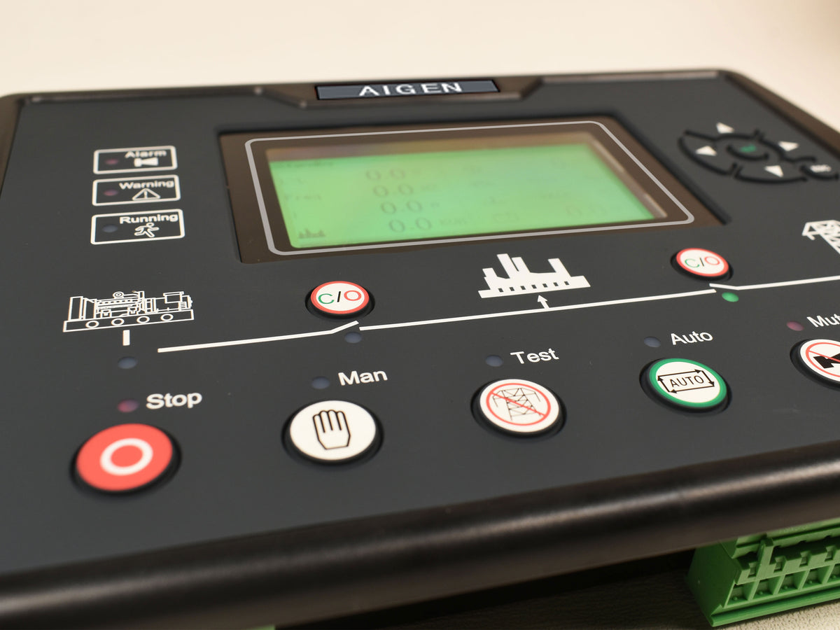 LIXiSE AIG6220CAN Genset Controller | CAN Bus ECU Communication 240\*128 LCD Panel With Bluetooth Local Debug & Patented Black Box