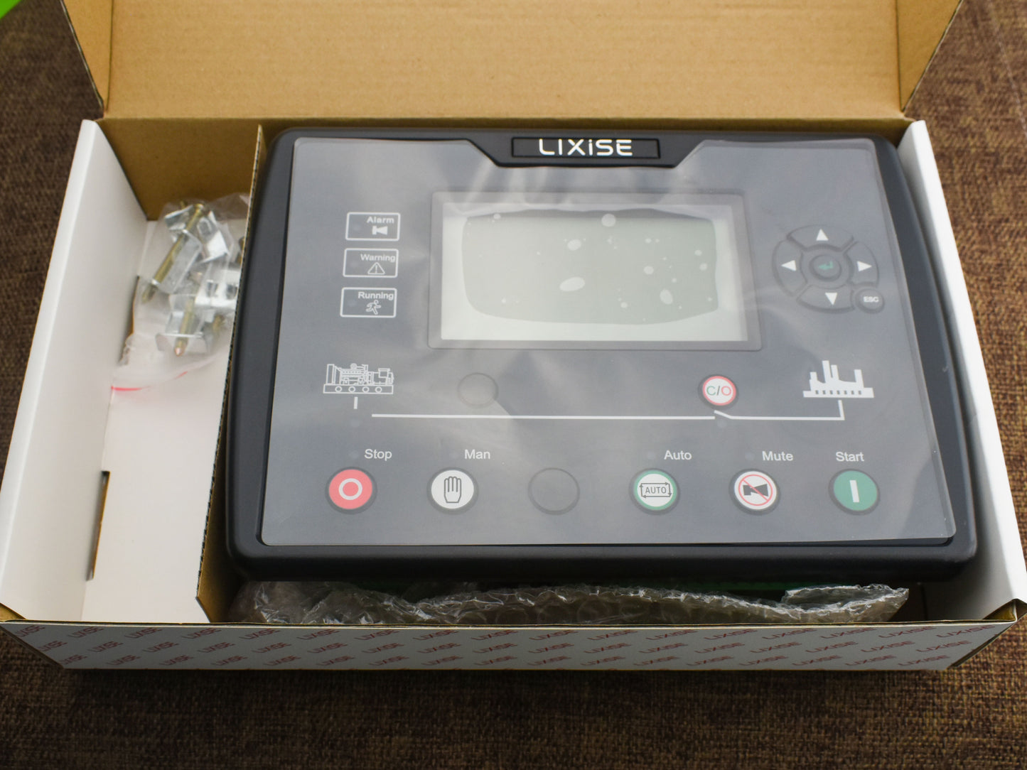 LIXiSE LXC6610N-4G Single Auto Genset Controller | Built-in Hidden 4G Antenna, 4.3" Multi-Language LCD, 18s Black Box Fault Record, Cloud Multi-Unit Management for Rental & Telecom Base Station Generators