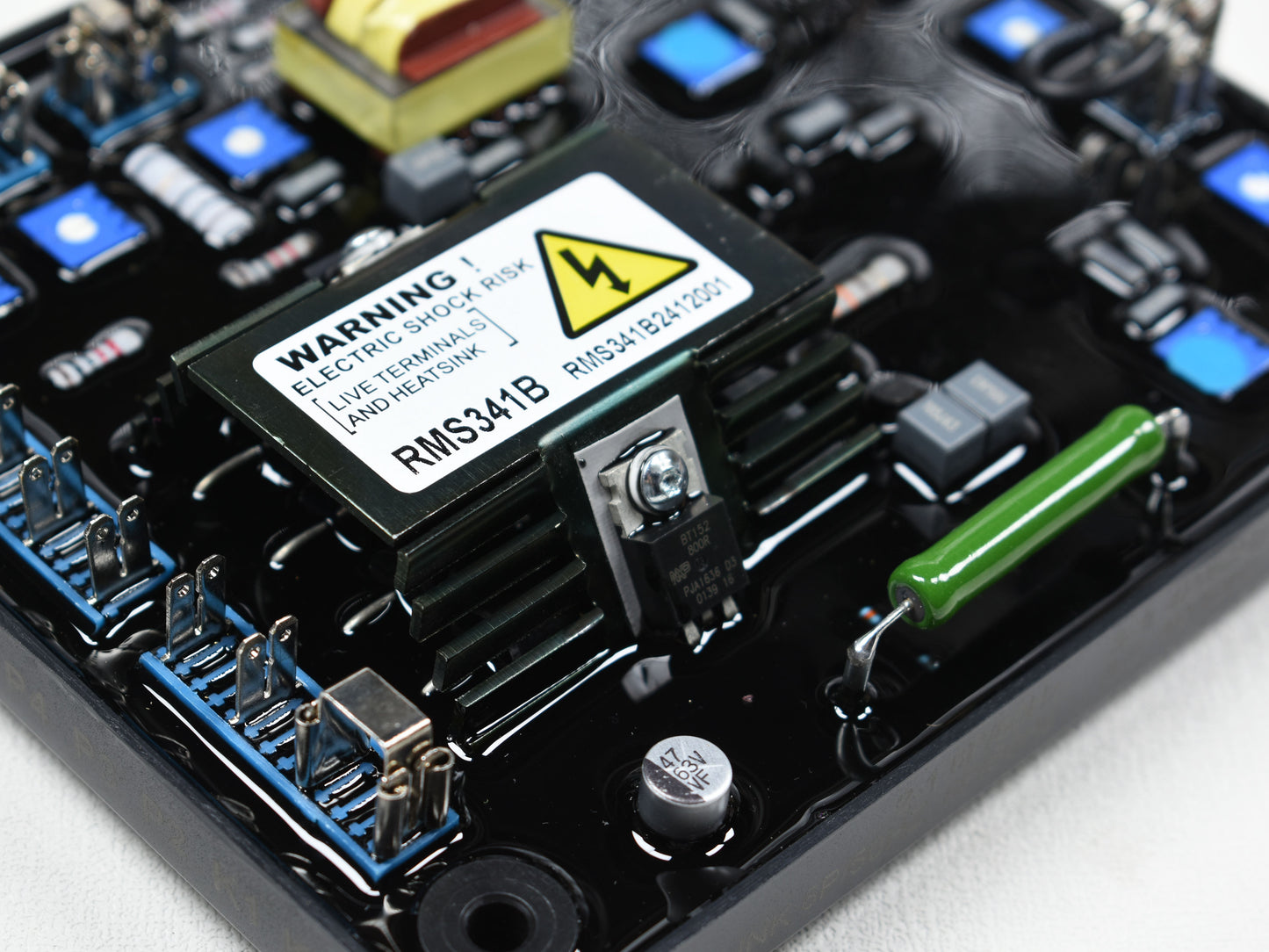 LIXiSE RMS341B Digital AVR | 360-450V Sensing For Non-Center Tap Alternators With Soft Start | Generator Parts Factory