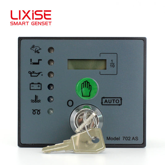 LIXiSE 702AS Engine Control Module | Anti-Tamper LCD Hour Counter, USB PC Calibration, Multi Relay Outputs, Full Engine Fault Protection