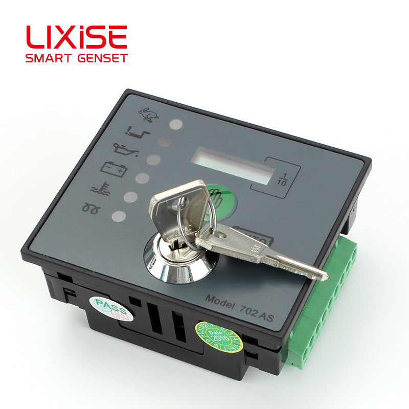 LIXiSE 702AS Engine Control Module | Anti-Tamper LCD Hour Counter, USB PC Calibration, Multi Relay Outputs, Full Engine Fault Protection