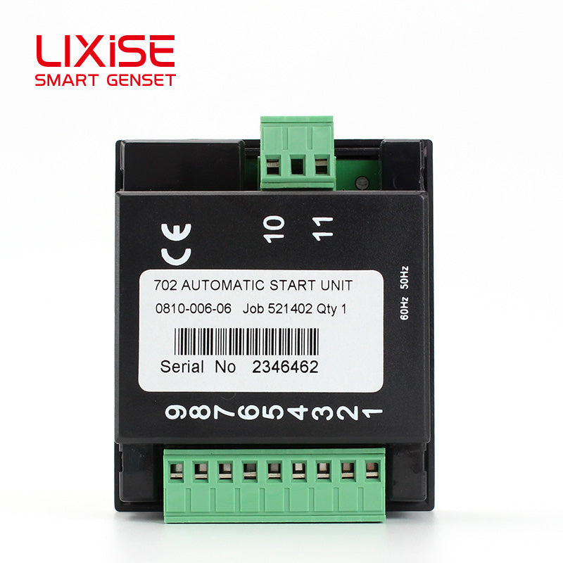 LIXiSE 702AS Engine Control Module | Anti-Tamper LCD Hour Counter, USB PC Calibration, Multi Relay Outputs, Full Engine Fault Protection