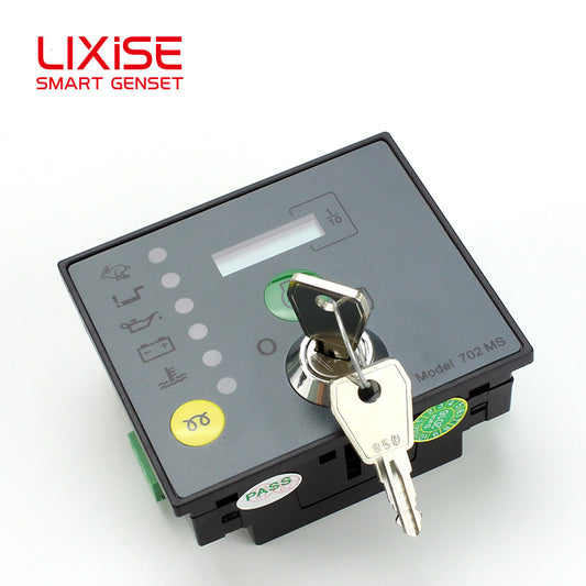 LIXiSE 702MS Engine Controller 32-bit Microcomputer Control Manual Start Stop LED Fault Indication LCD Running Hour Counter
