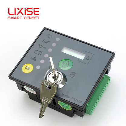 LIXiSE 702MS Engine Controller 32-bit Microcomputer Control Manual Start Stop LED Fault Indication LCD Running Hour Counter