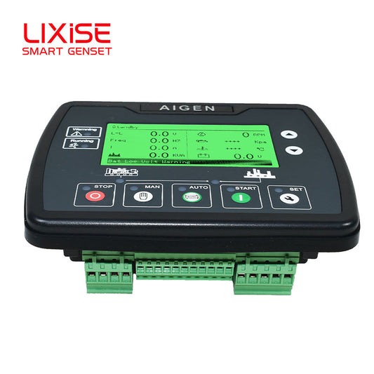LIXiSE AIG3310 Intelligent Generator Controller LCD Display Automatic Start Stop Genset Control Module