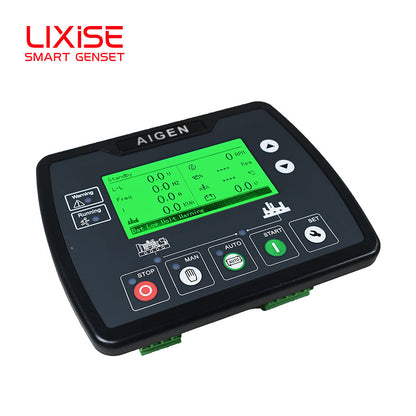 LIXiSE AIG3310 Intelligent Generator Controller LCD Display Automatic Start Stop Genset Control Module