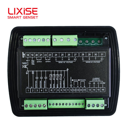 LIXiSE AIG3310 Intelligent Generator Controller LCD Display Automatic Start Stop Genset Control Module