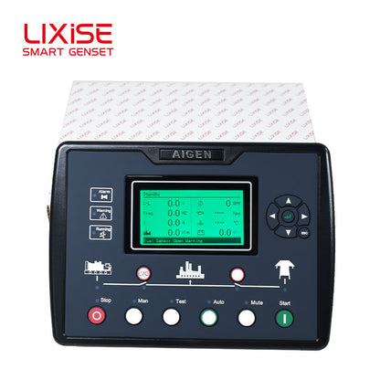 LIXiSE AIG6220 Upgraded Genset Controller | 240\*128 Graphic LCD With Bluetooth Offline Query, Black Box Fault Record & Battery Aging Detection