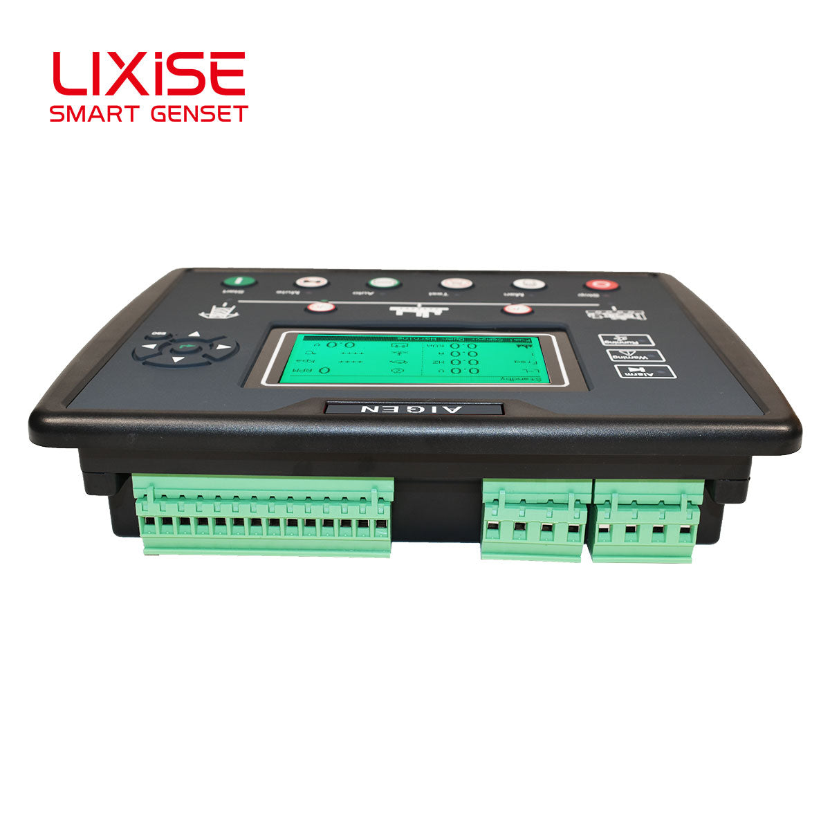 LIXiSE AIG6220CAN Genset Controller | CAN Bus ECU Communication 240\*128 LCD Panel With Bluetooth Local Debug & Patented Black Box