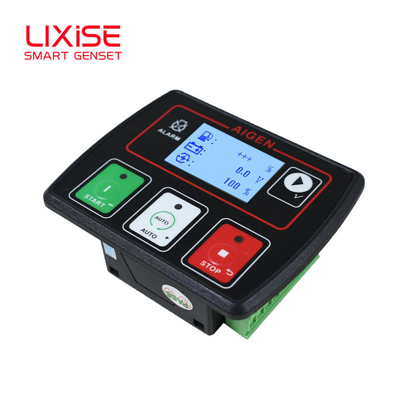 LIXiSE AIG701 Compact Mini Genset Controller | Waterproof Small Generator Auto Start Module With Fault Data Recording & Battery Health Monitor