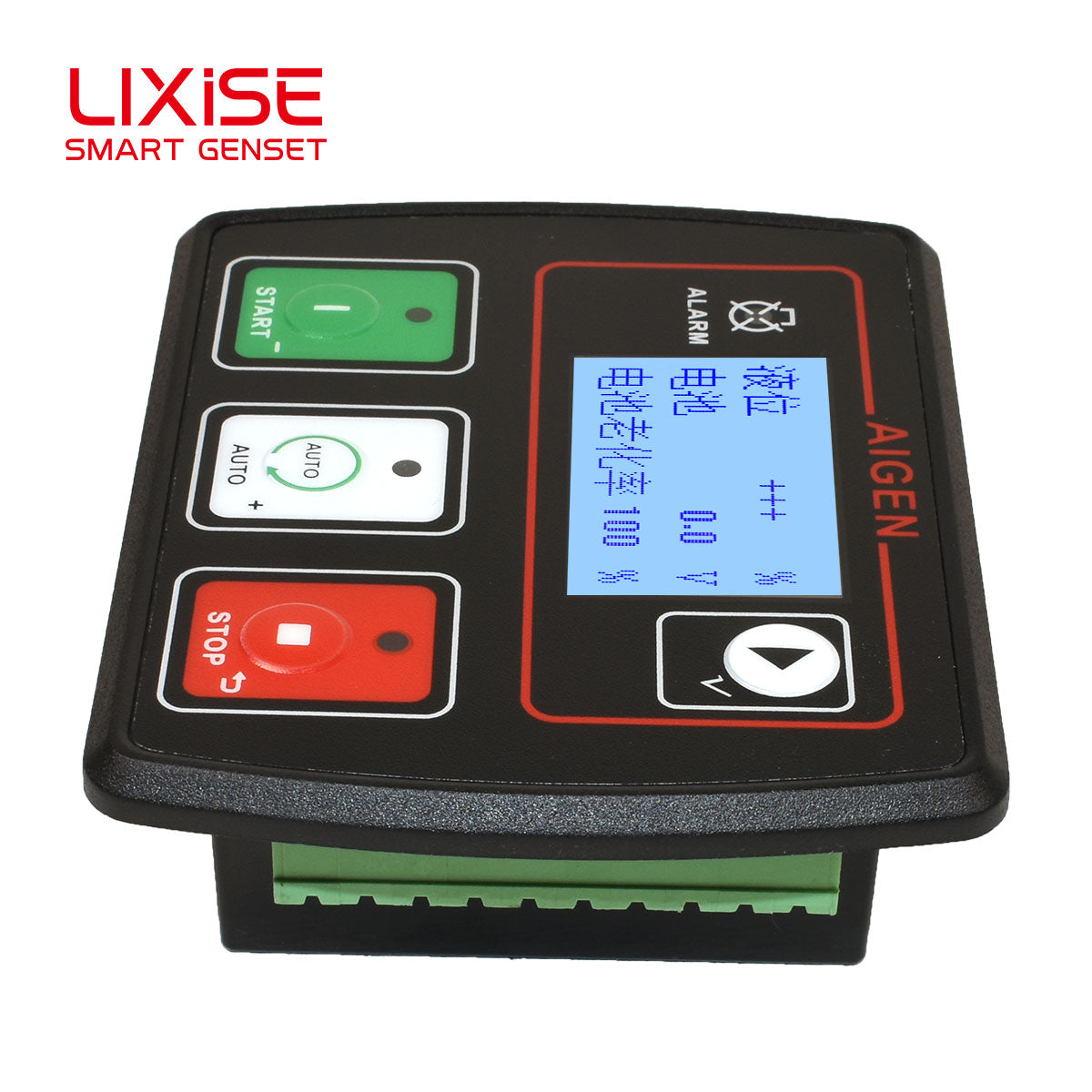 LIXiSE AIG701 Compact Mini Genset Controller | Waterproof Small Generator Auto Start Module With Fault Data Recording & Battery Health Monitor