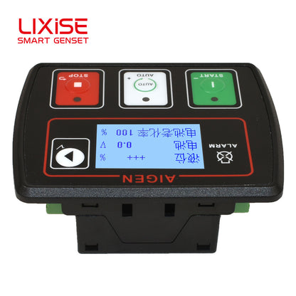 LIXiSE AIG701 Compact Mini Genset Controller | Waterproof Small Generator Auto Start Module With Fault Data Recording & Battery Health Monitor