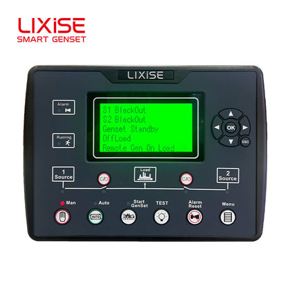 LIXiSE ATS700 Dual Power ATS Controller LCD Display RS485 Communication for Genset ATS Panel