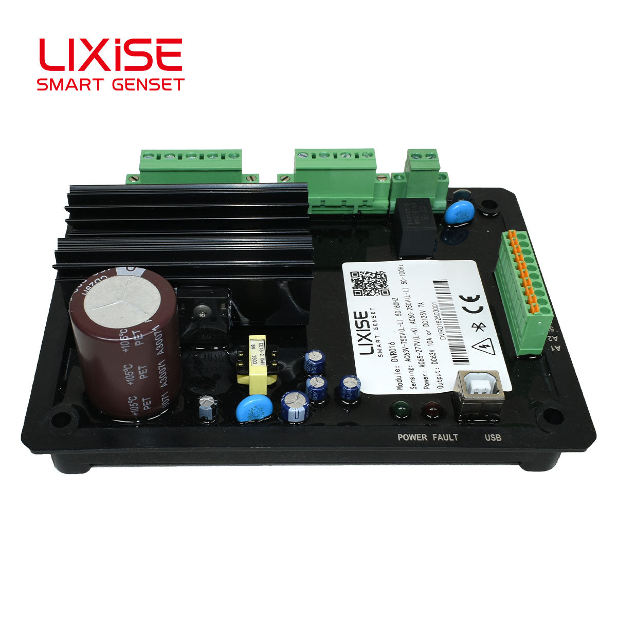 LIXiSE DVR016 CAN & Bluetooth AVR | Trusted High-Voltage Genset Parts Factory