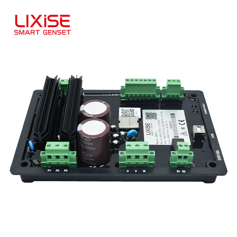 LIXiSE DVR116 Digital AVR | True RMS Detection, 4 Excitation Control Modes, Automotive-Grade Chip ＜15ppm Temp Drift