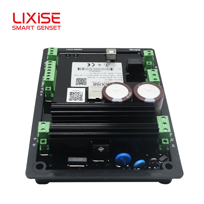 LIXiSE DVR116 Digital AVR | True RMS Detection, 4 Excitation Control Modes, Automotive-Grade Chip ＜15ppm Temp Drift