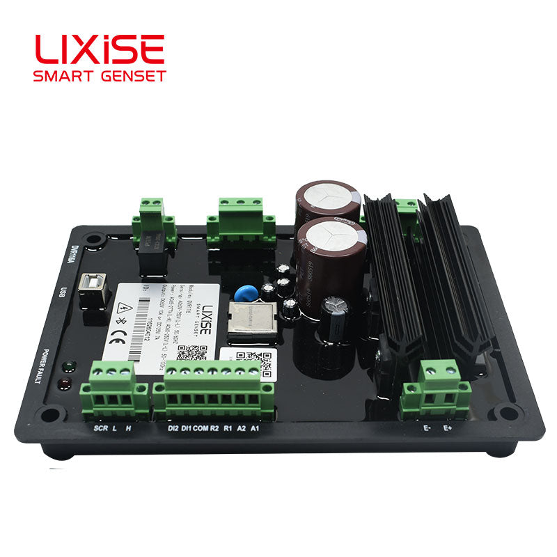 LIXiSE DVR116 Digital AVR | True RMS Detection, 4 Excitation Control Modes, Automotive-Grade Chip ＜15ppm Temp Drift