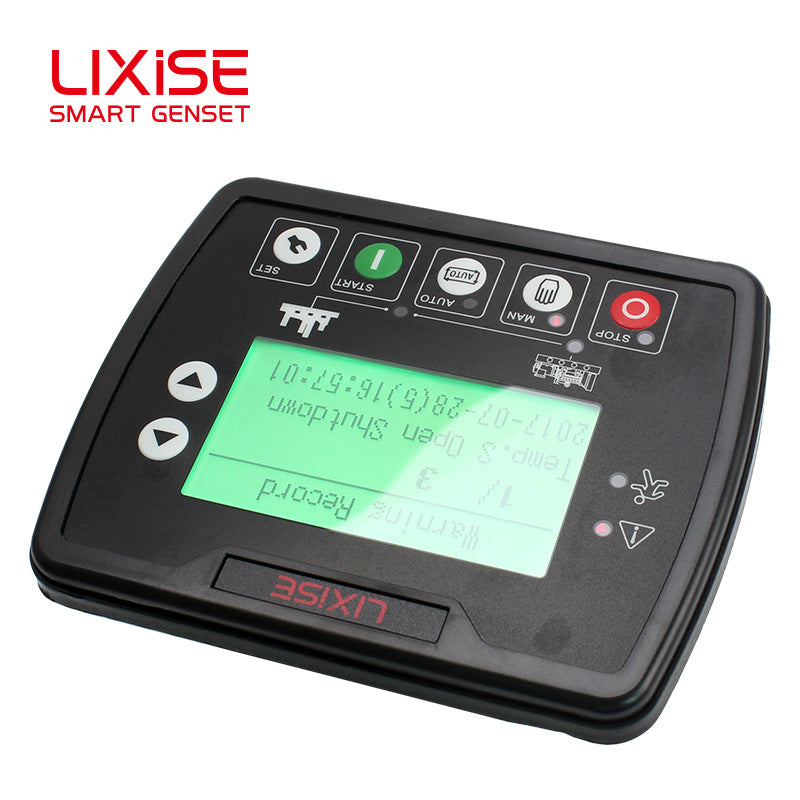 LIXiSE LXC3110 Genset Controller | 132\*64 LCD Single Diesel Generator Auto Control Panel With USB RS232 Parameter Debug & Full Protection
