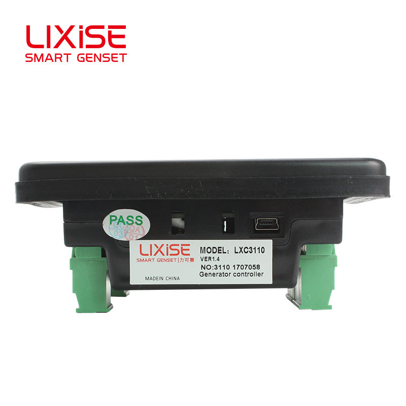 LIXiSE LXC3110 Genset Controller | 132\*64 LCD Single Diesel Generator Auto Control Panel With USB RS232 Parameter Debug & Full Protection