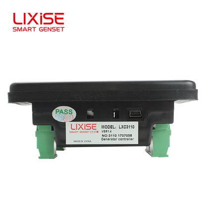 LIXiSE LXC3110 Genset Controller | 132\*64 LCD Single Diesel Generator Auto Control Panel With USB RS232 Parameter Debug & Full Protection