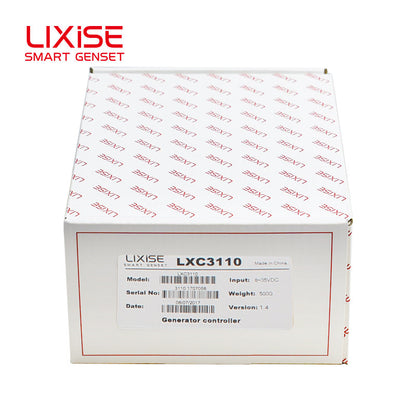 LIXiSE LXC3110 Genset Controller | 132\*64 LCD Single Diesel Generator Auto Control Panel With USB RS232 Parameter Debug & Full Protection