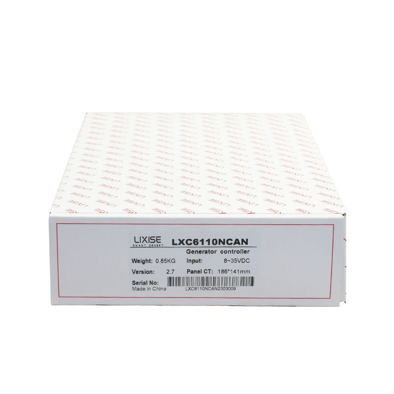 LIXiSE LXC6110CAN LCD Genset Controller | CAN Bus, IoT Remote Monitor, Installment Lock, IP55 Waterproof
