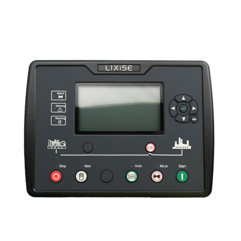 LIXiSE LXC6110CAN LCD Genset Controller | CAN Bus, IoT Remote Monitor, Installment Lock, IP55 Waterproof