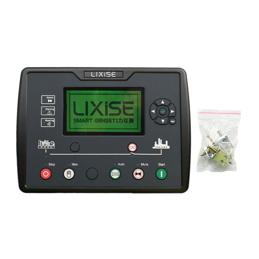 LIXiSE LXC6110CAN LCD Genset Controller | CAN Bus, IoT Remote Monitor, Installment Lock, IP55 Waterproof