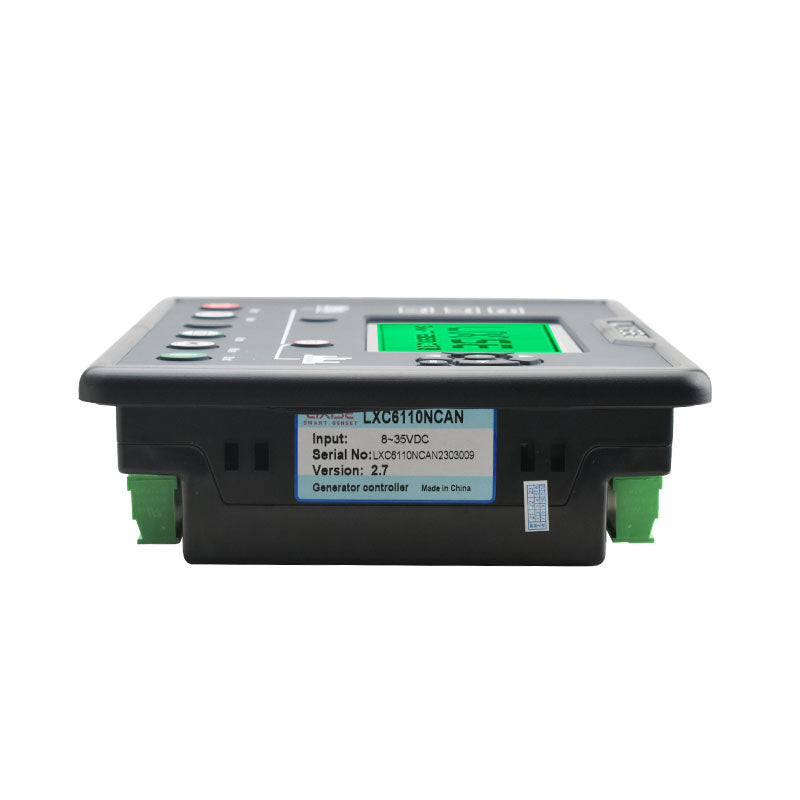 LIXiSE LXC6110CAN LCD Genset Controller | CAN Bus, IoT Remote Monitor, Installment Lock, IP55 Waterproof