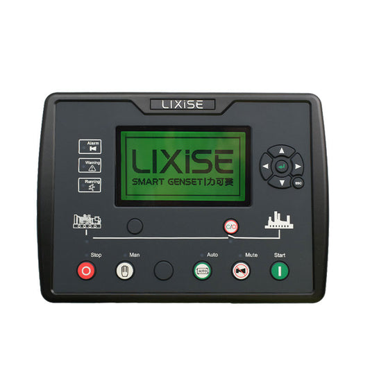 LIXiSE LXC6110CAN LCD Genset Controller | CAN Bus, IoT Remote Monitor, Installment Lock, IP55 Waterproof