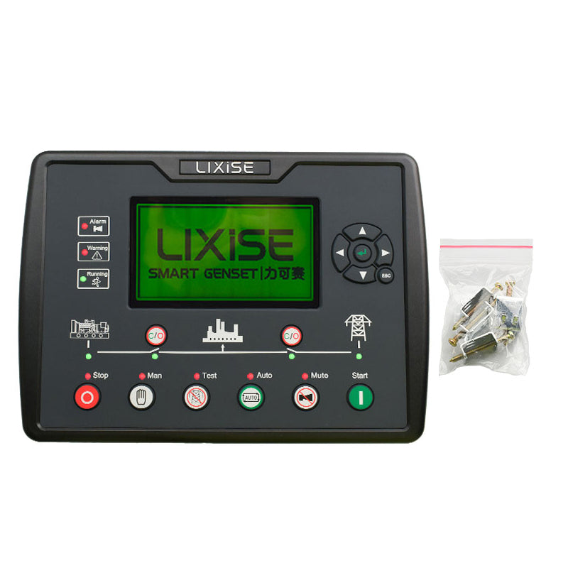 LIXiSE LXC6120CAN LCD Power Plant Automation Controller | CAN BUS J1939 Interface, 240*128 Large LCD, Installment Anti-Arrears Lock, Auto LCD Contrast Adjustment