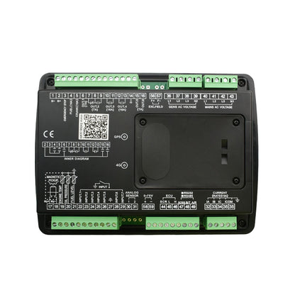 LIXiSE LXC6120CAN LCD Power Plant Automation Controller | CAN BUS J1939 Interface, 240*128 Large LCD, Installment Anti-Arrears Lock, Auto LCD Contrast Adjustment