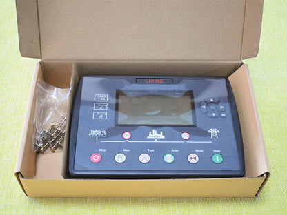 LIXiSE LXC6120N LCD Genset Controller | Black Box Record, Wide Temperature Display, Plug-and-Play USB
