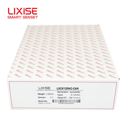 LIXiSE LXC6120NC-CAN AMF Genset Controller CAN J1939 RS485 240\*128 Mono LCD Multi-Language